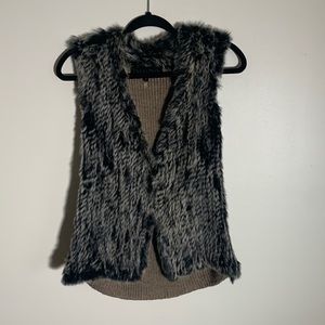 Quinn Rabbit Fur Vest